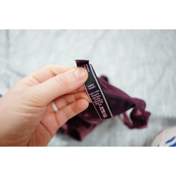 victorias secret bra womens medium purple bralette tye dye padded wireless - Picture 5 of 7